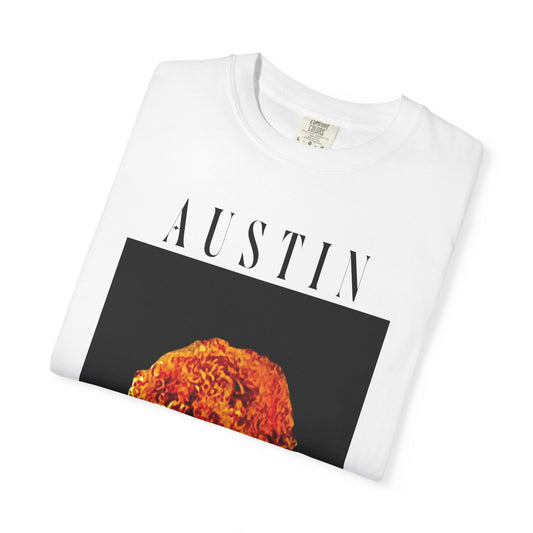 Austin Nethery Unisex Garment-Dyed T-Shirt, Music Tee, Retro Graphic Shirt, Concert Merchandise, Gift for Music Lovers, Artistic Apparel