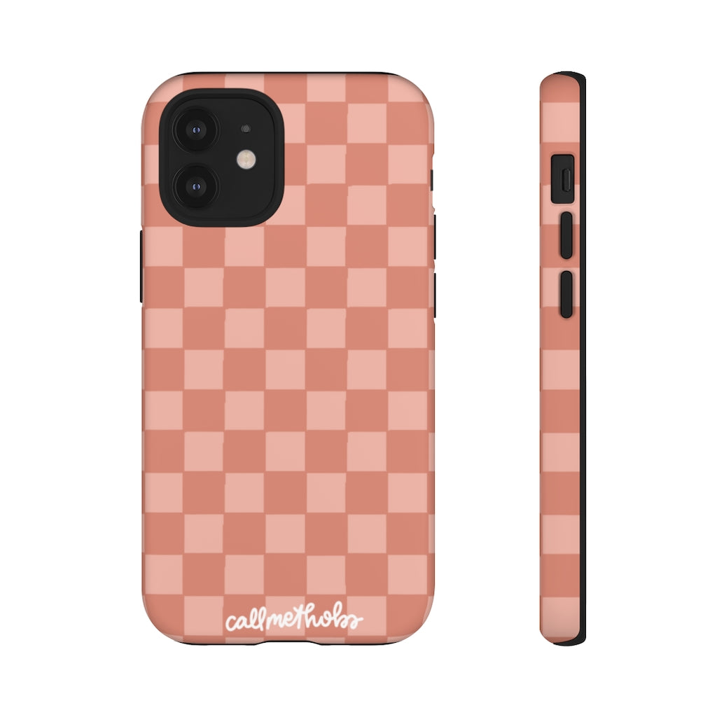 Rose Checkered Phone Case