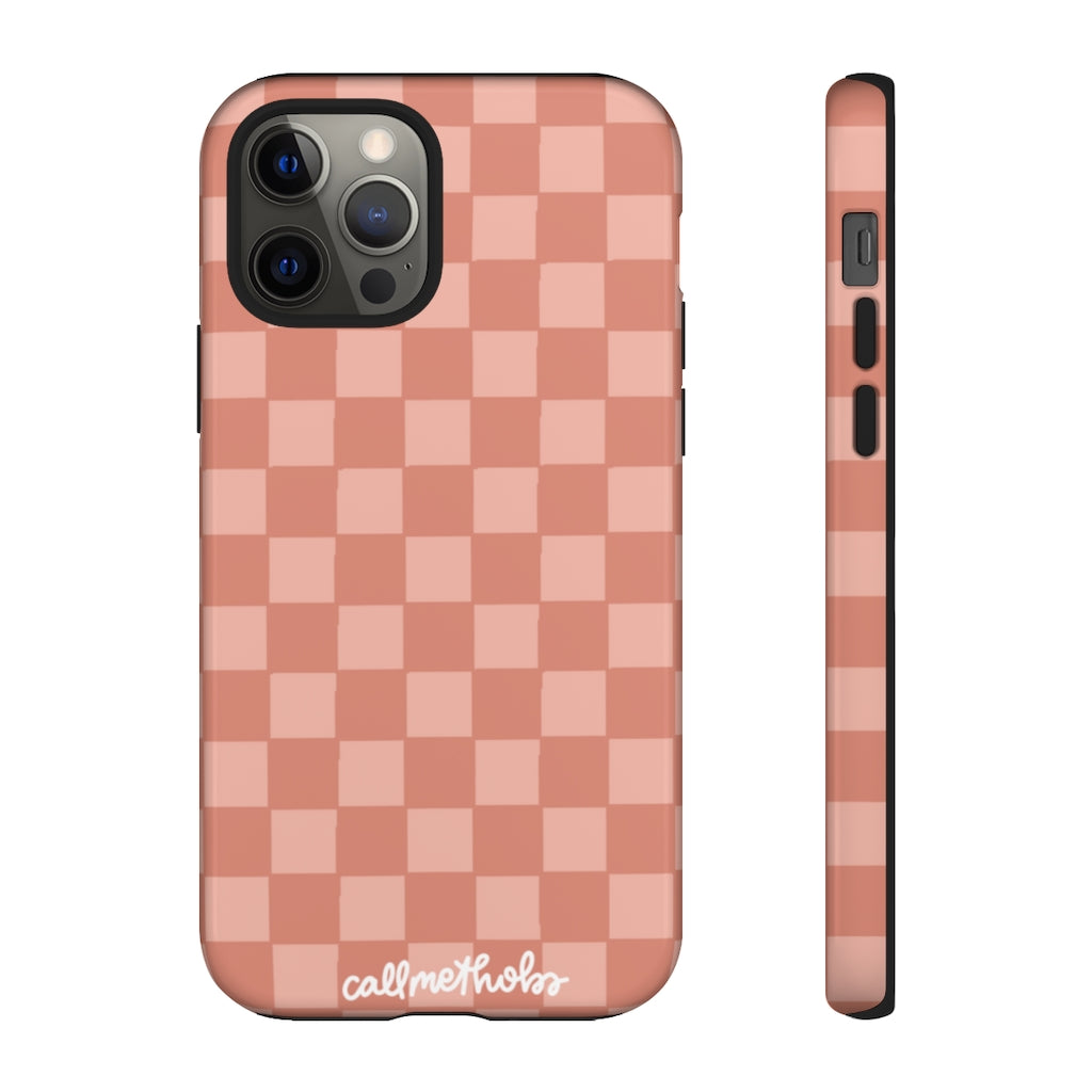 Rose Checkered Phone Case