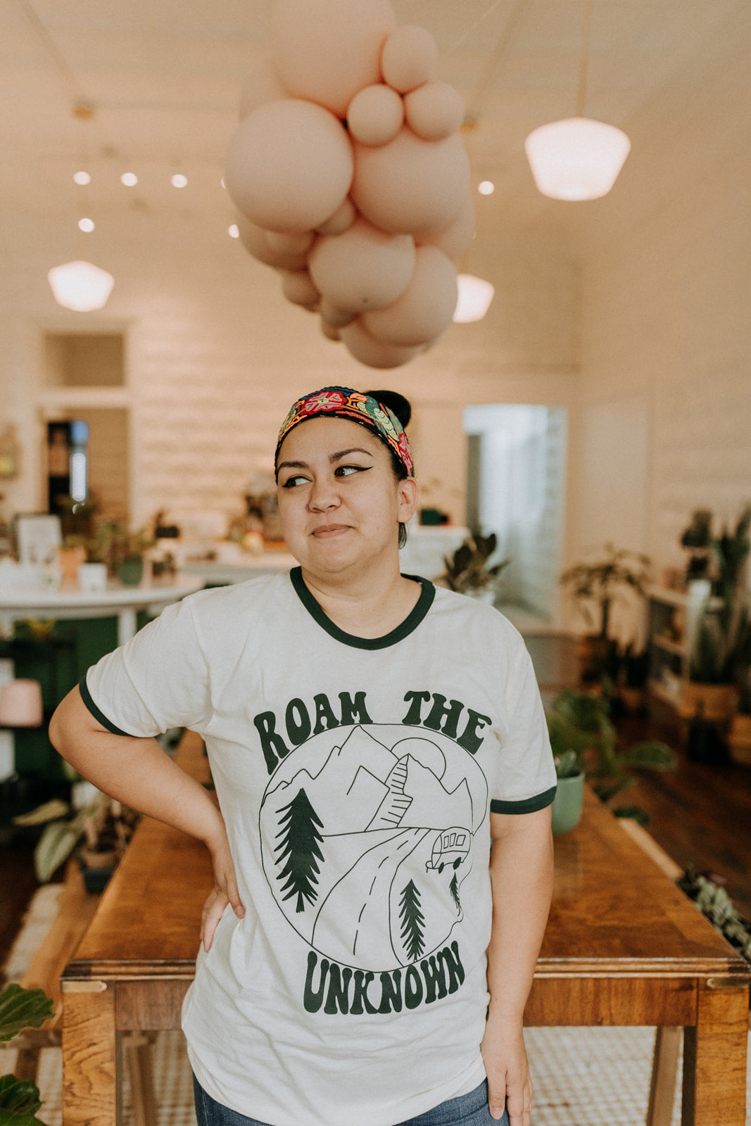 Roam The Unknown Ringer Tee