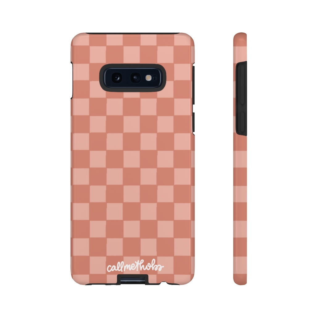 Rose Checkered Phone Case