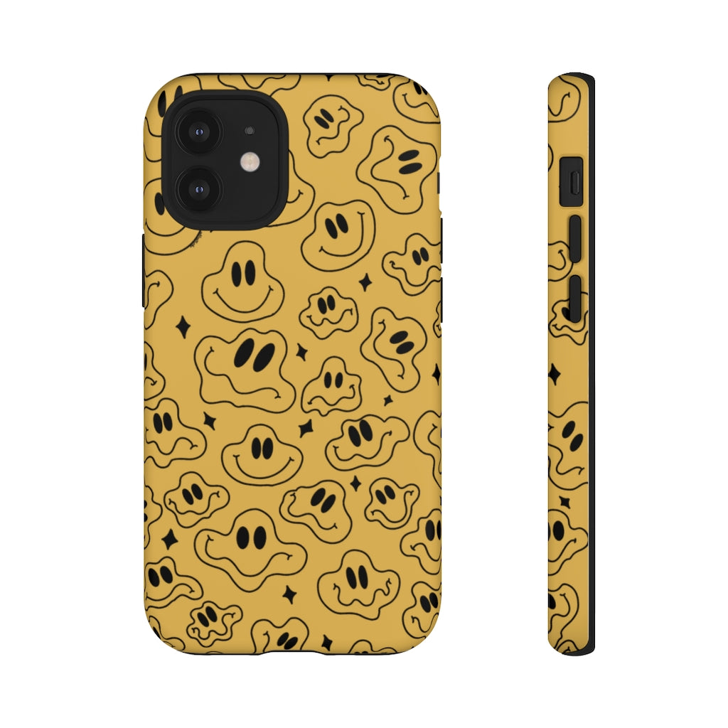 Mustard Wonky Smile Phone Case
