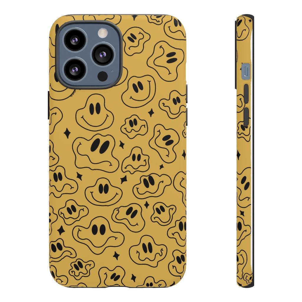 Mustard Wonky Smile Phone Case