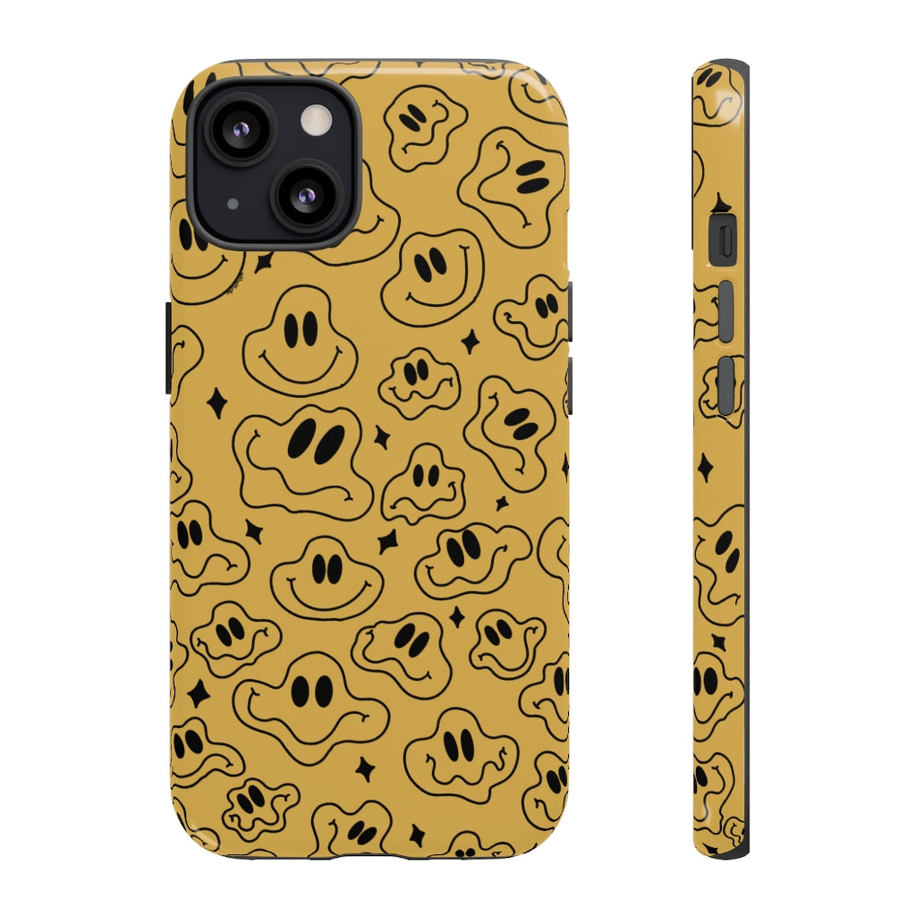 Mustard Wonky Smile Phone Case