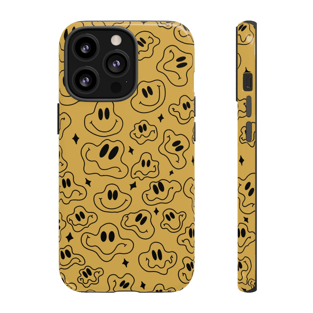 Mustard Wonky Smile Phone Case