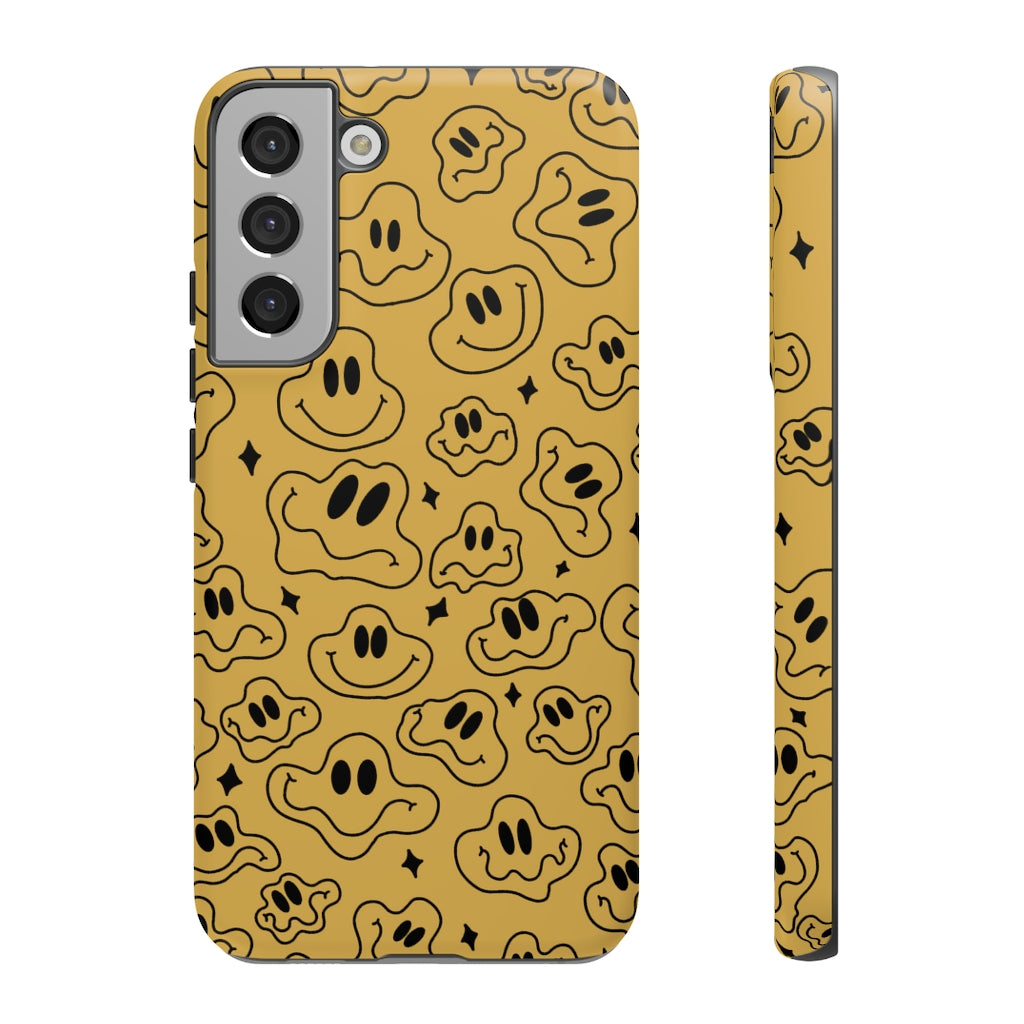 Mustard Wonky Smile Phone Case