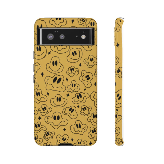 Mustard Wonky Smile Phone Case