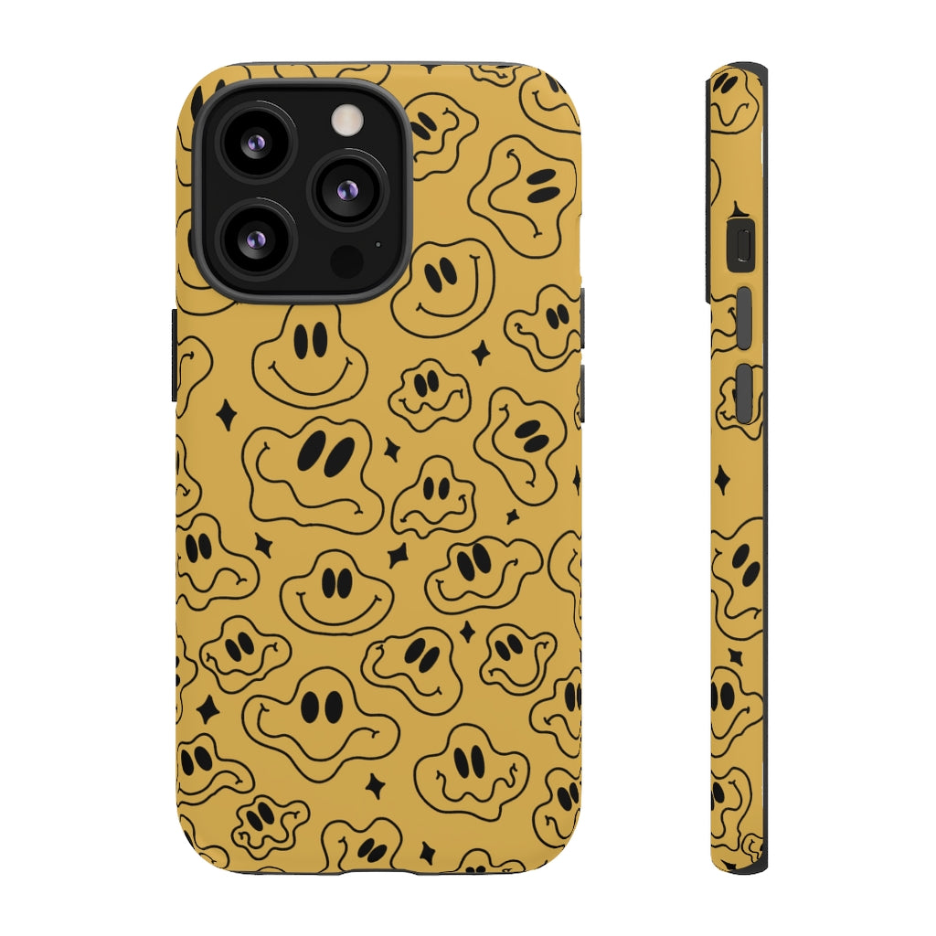 Mustard Wonky Smile Phone Case