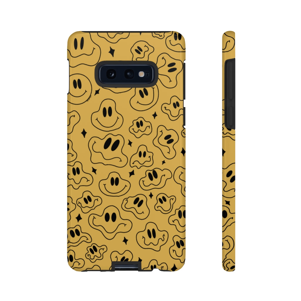 Mustard Wonky Smile Phone Case