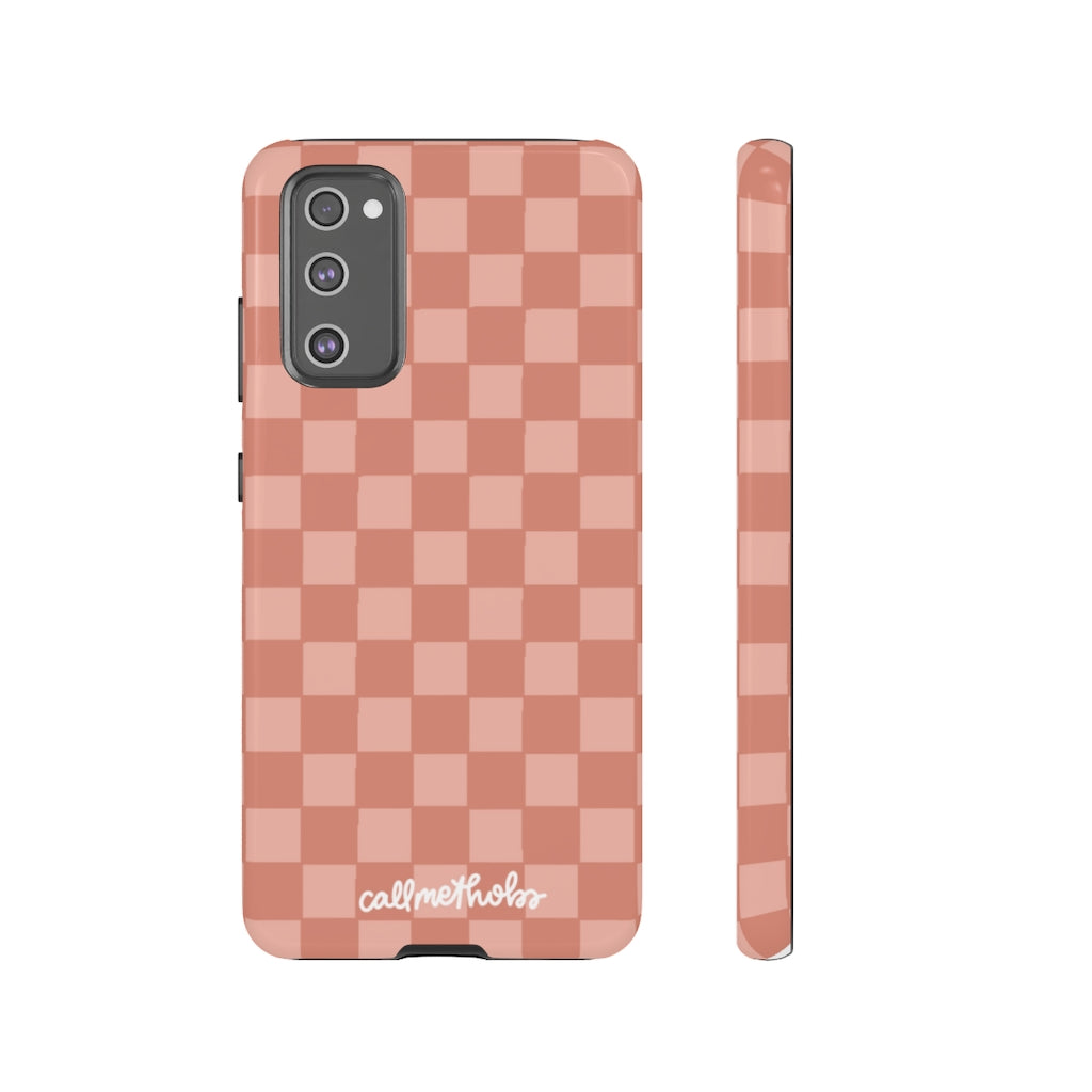 Rose Checkered Phone Case