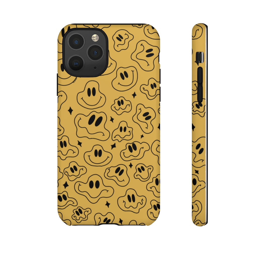 Mustard Wonky Smile Phone Case