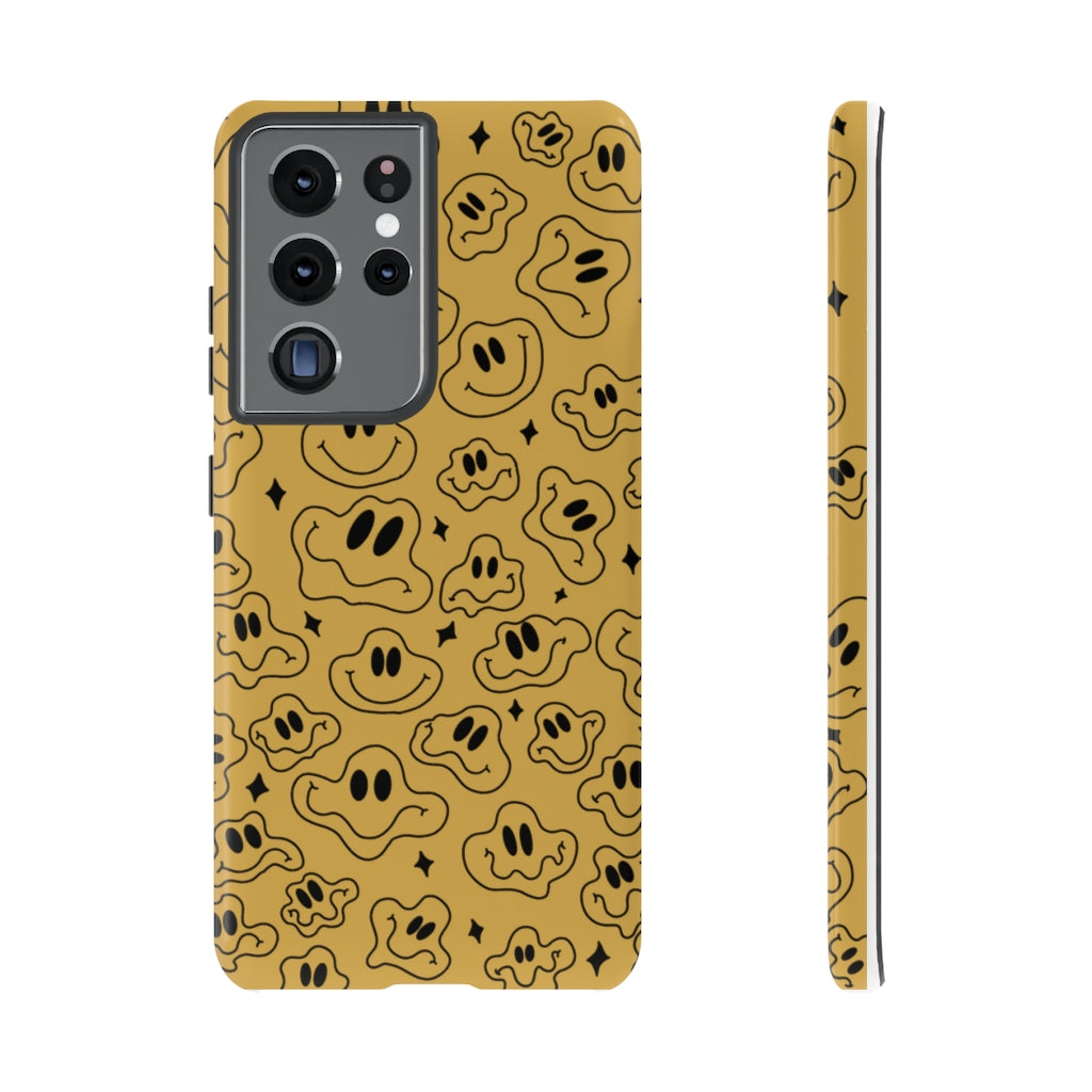 Mustard Wonky Smile Phone Case