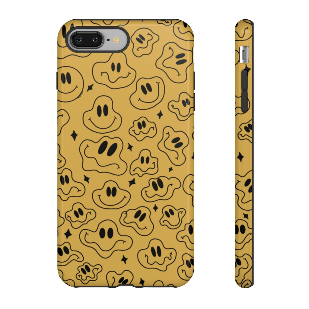 Mustard Wonky Smile Phone Case