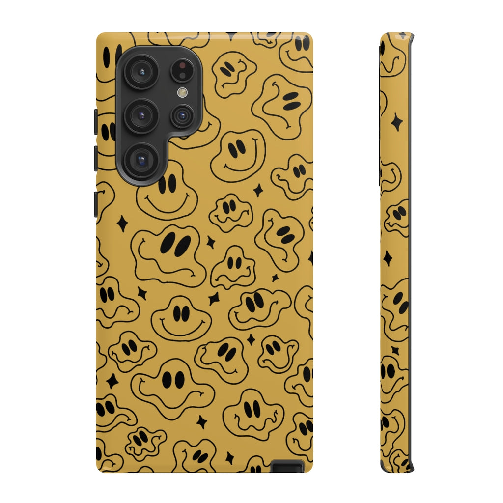 Mustard Wonky Smile Phone Case