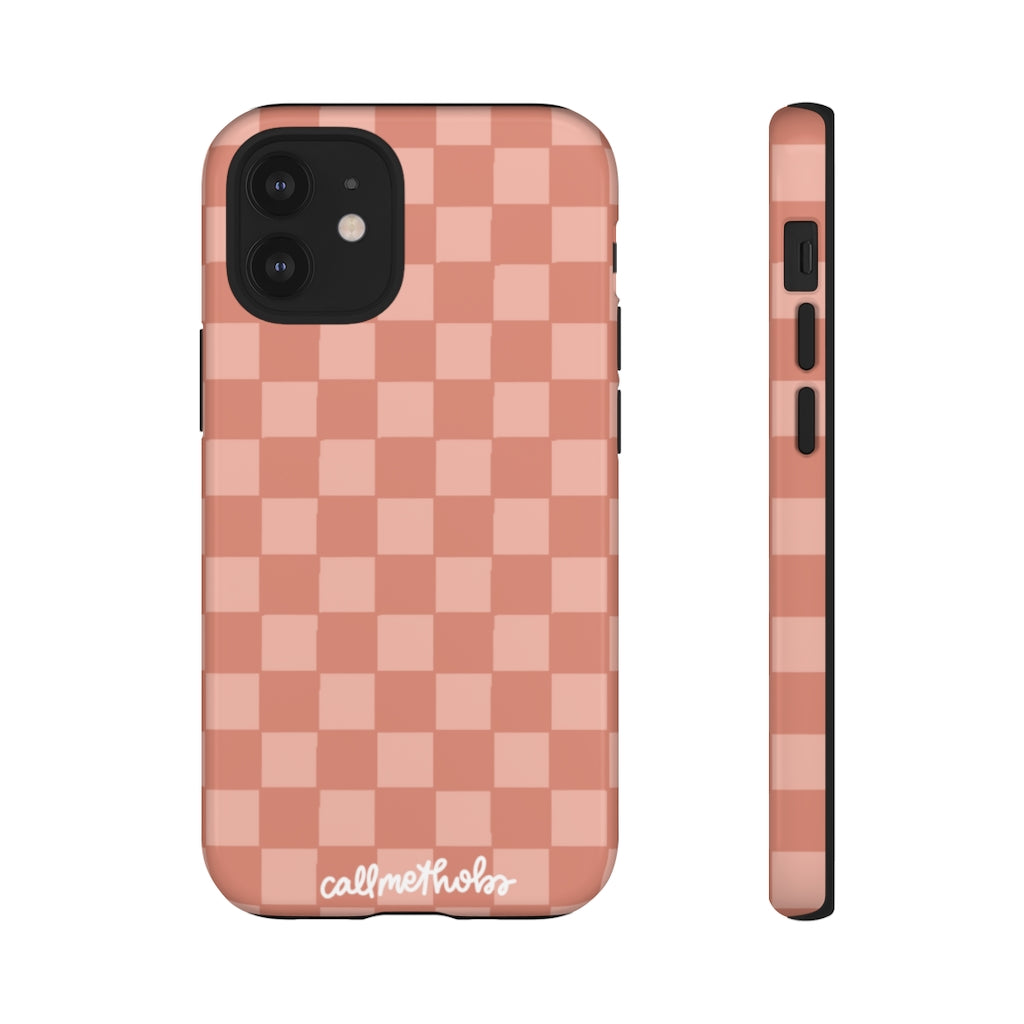 Rose Checkered Phone Case