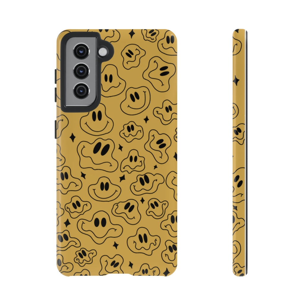 Mustard Wonky Smile Phone Case