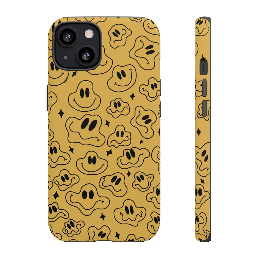 Mustard Wonky Smile Phone Case