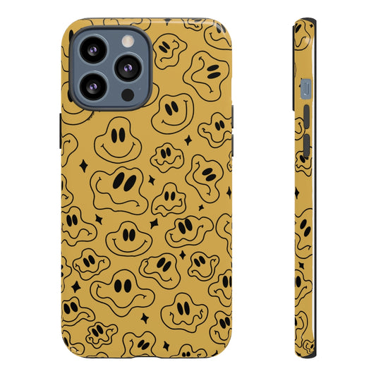 Mustard Wonky Smile Phone Case