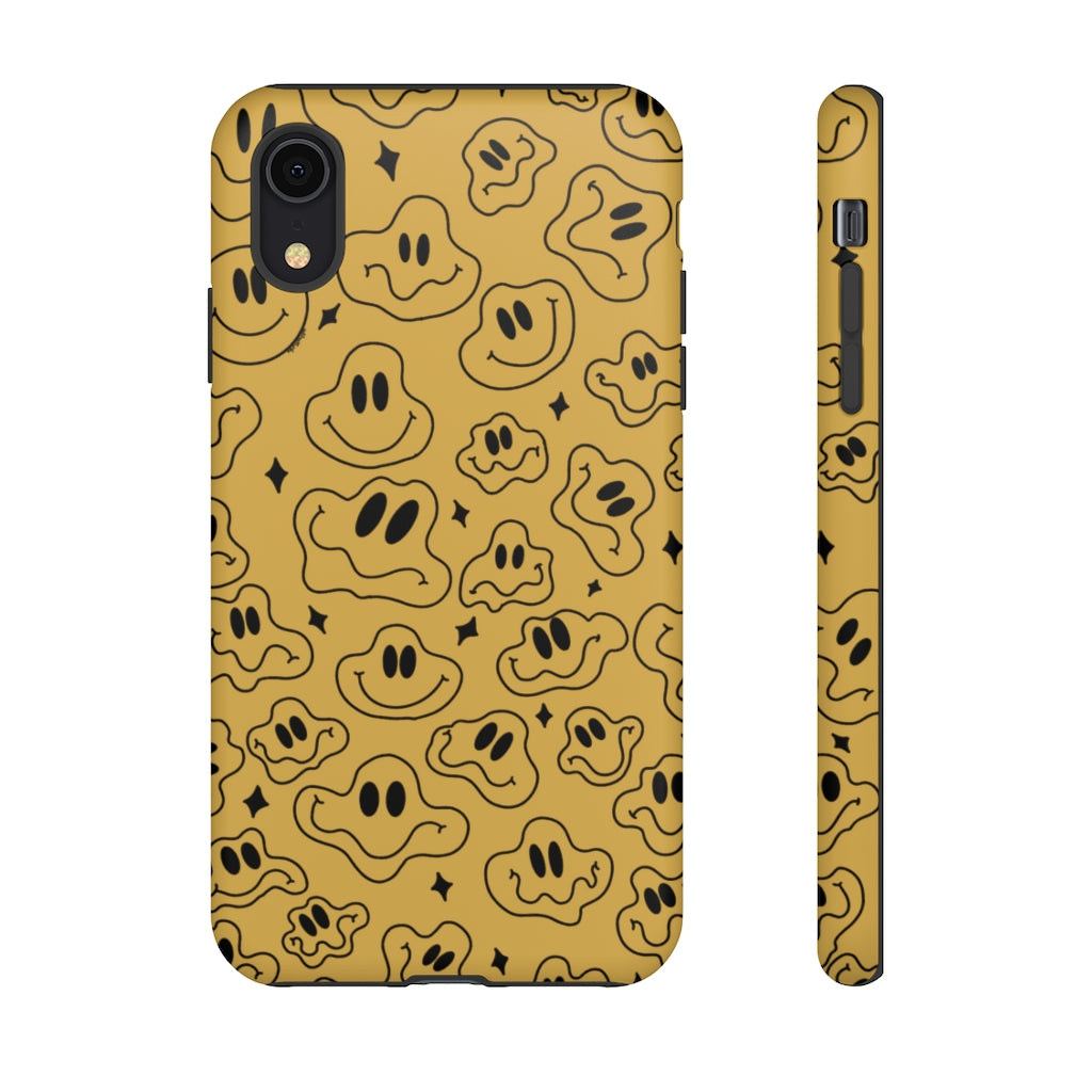 Mustard Wonky Smile Phone Case