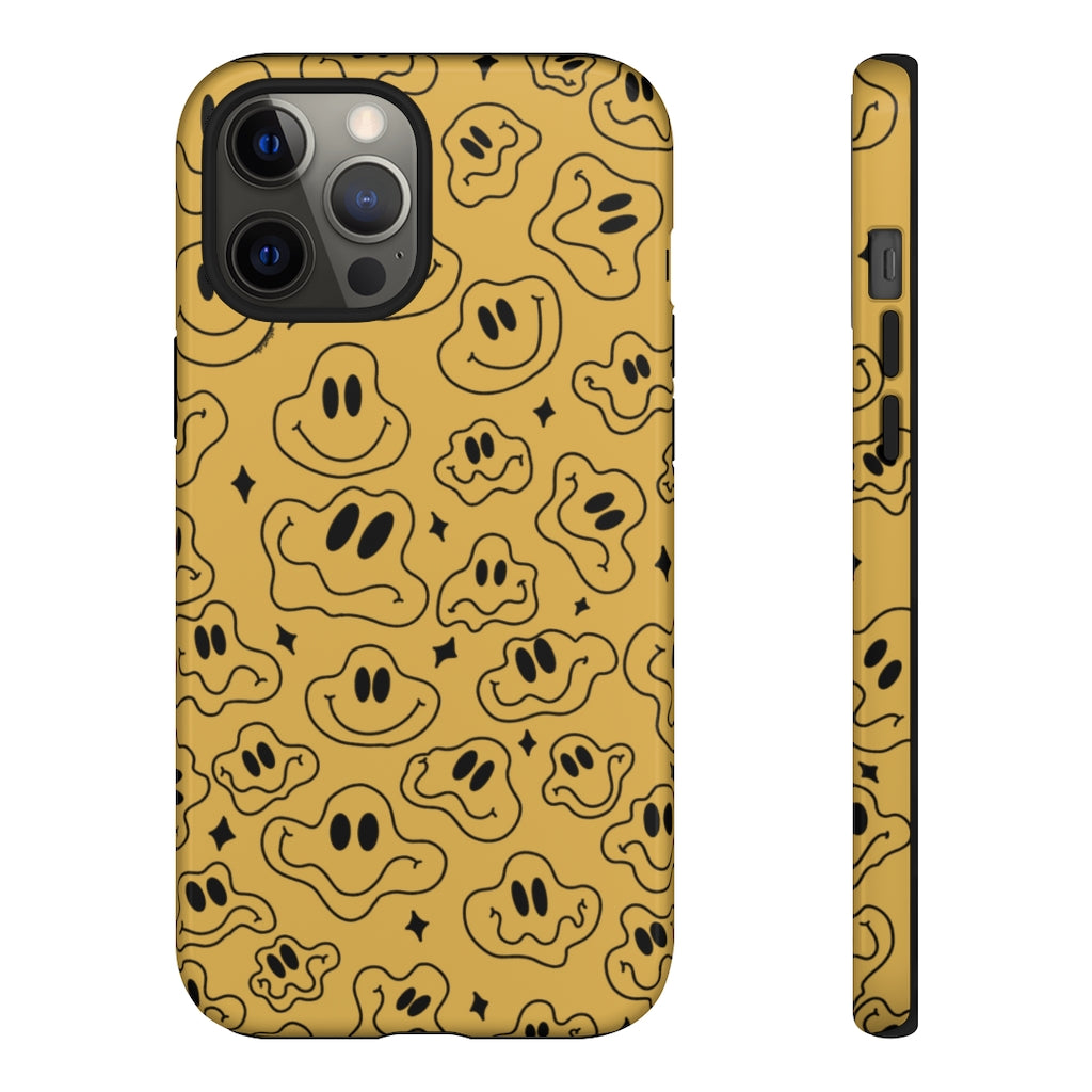 Mustard Wonky Smile Phone Case