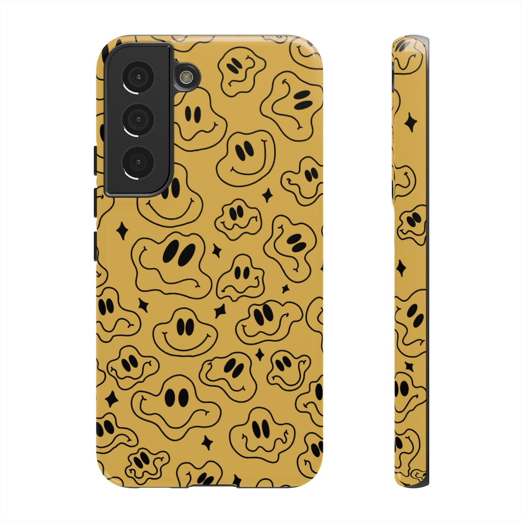Mustard Wonky Smile Phone Case