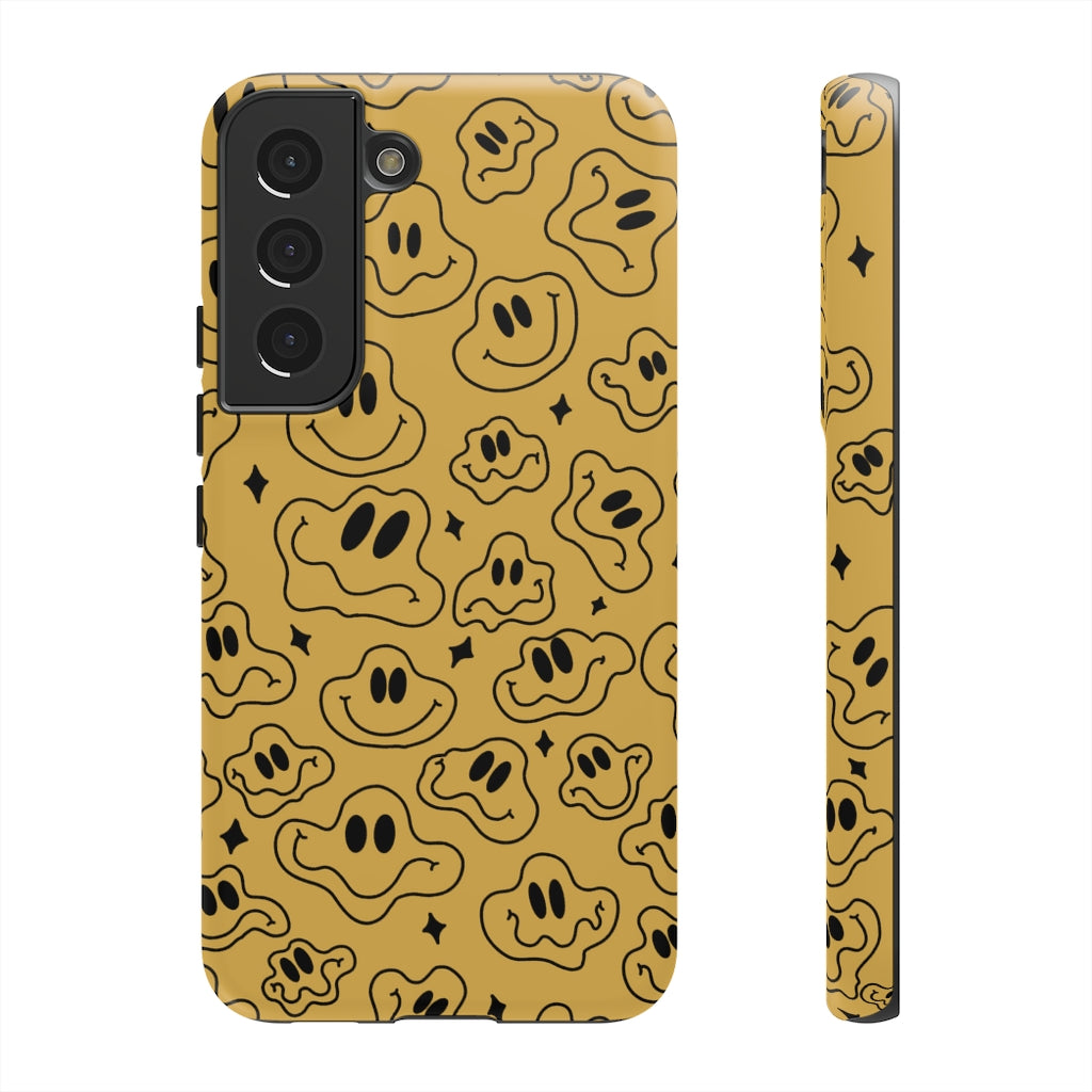 Mustard Wonky Smile Phone Case