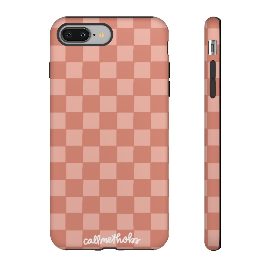 Rose Checkered Phone Case