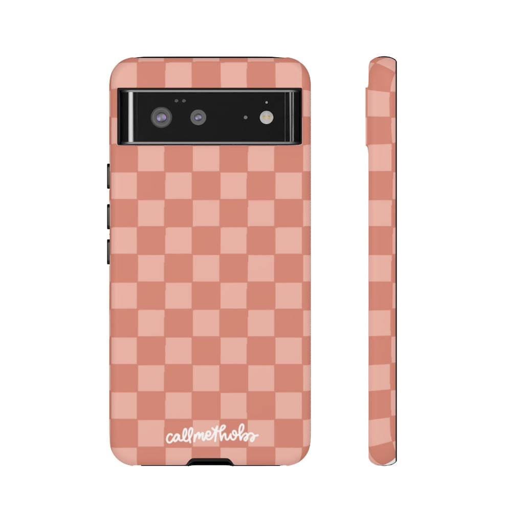 Rose Checkered Phone Case