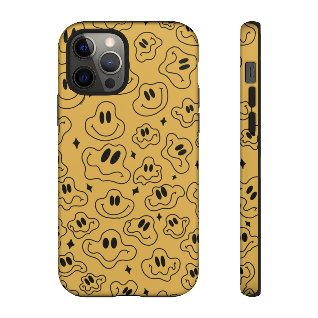 Mustard Wonky Smile Phone Case