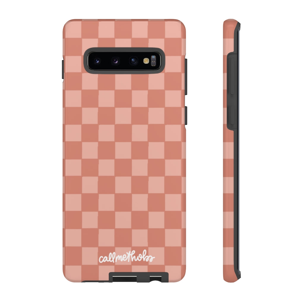 Rose Checkered Phone Case