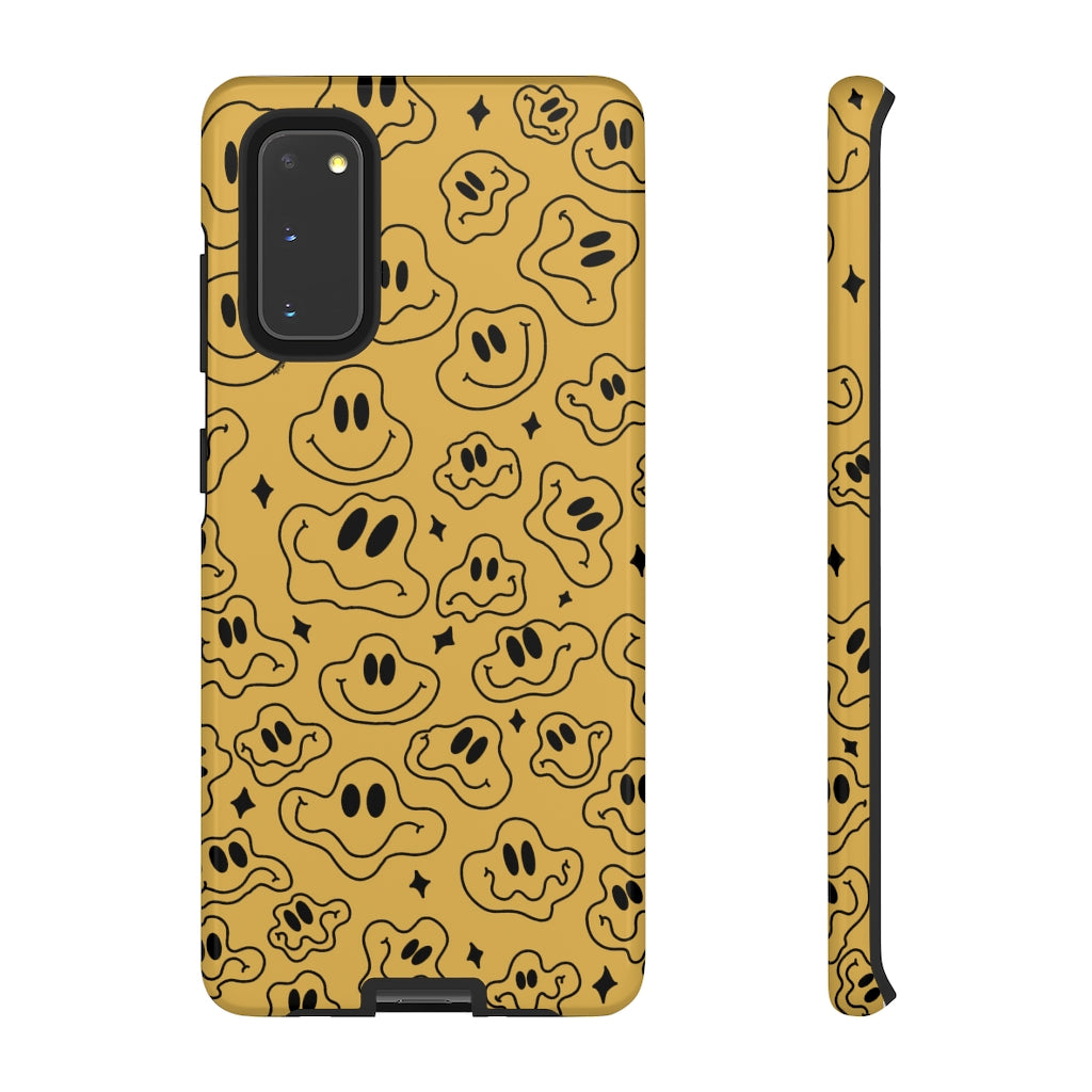 Mustard Wonky Smile Phone Case