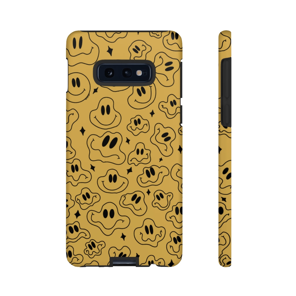 Mustard Wonky Smile Phone Case