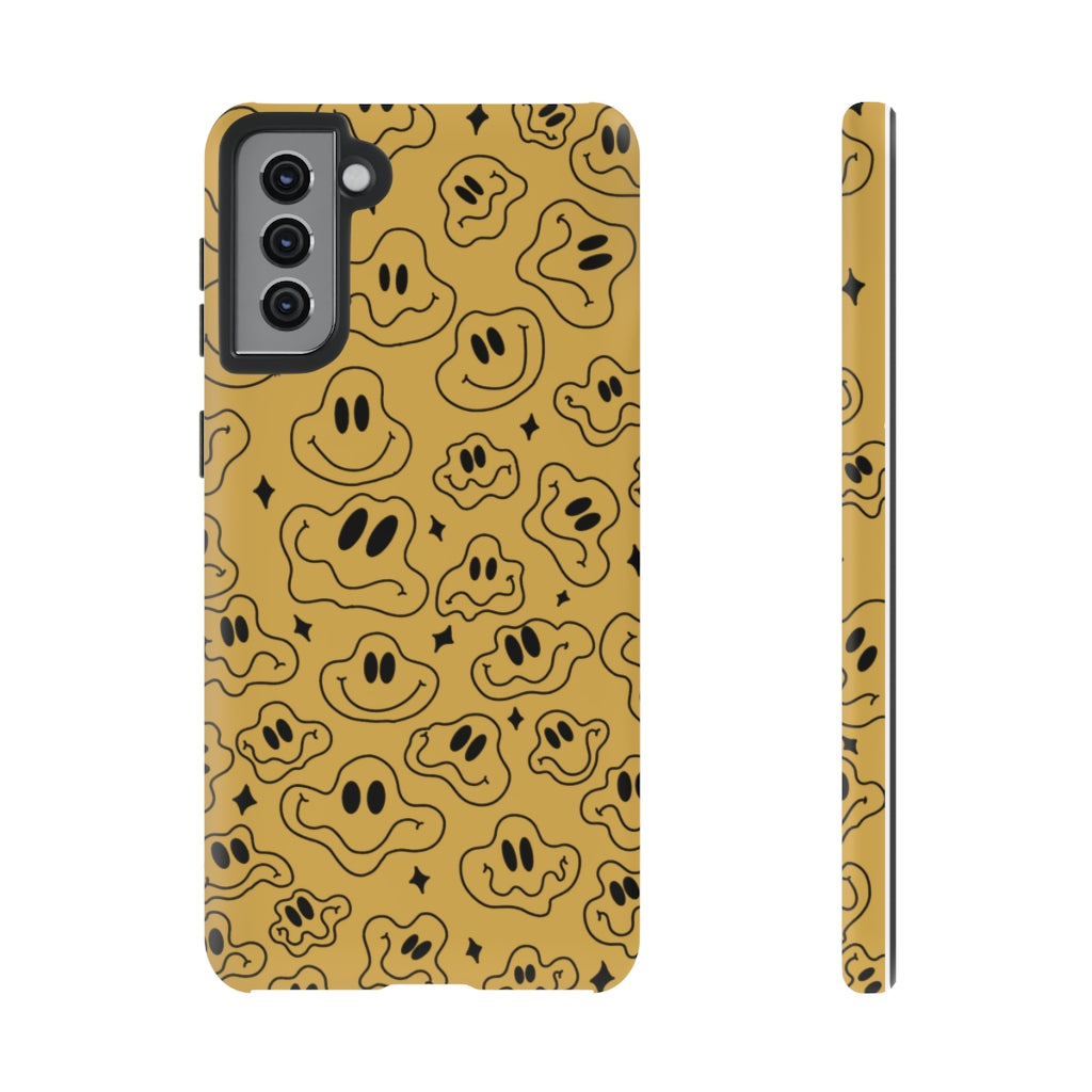 Mustard Wonky Smile Phone Case