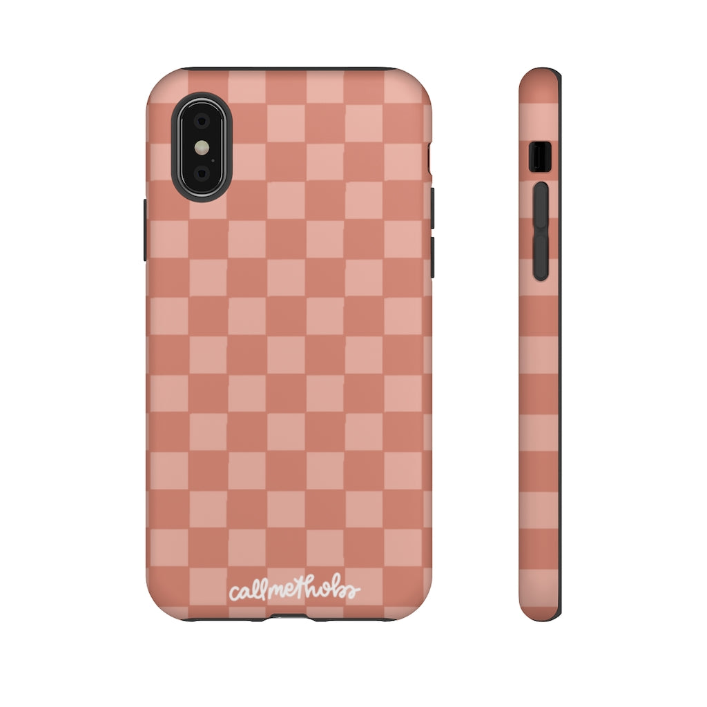 Rose Checkered Phone Case