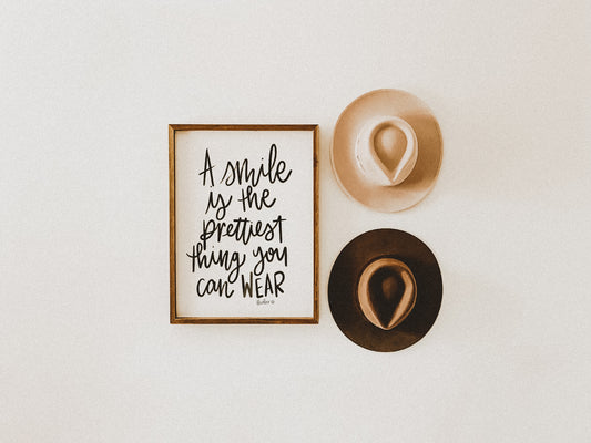 Smile Quote Print