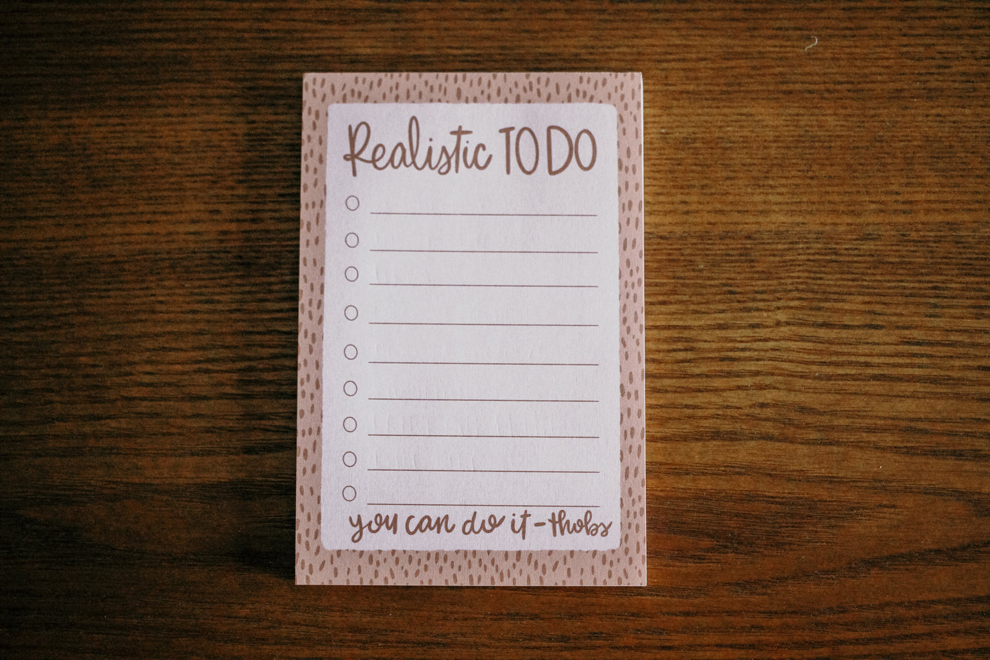 Realistic To Do Notepad
