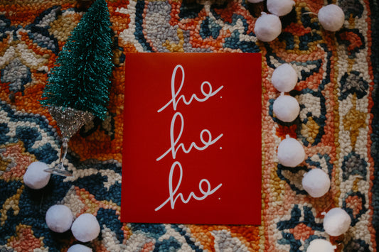 Ho Ho Ho Holiday Print