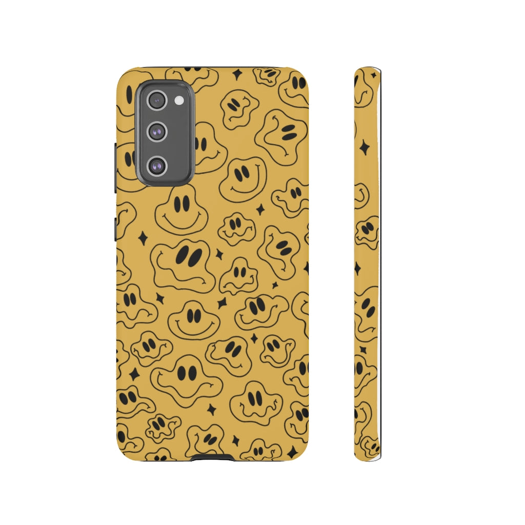 Mustard Wonky Smile Phone Case