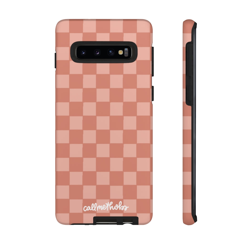 Rose Checkered Phone Case