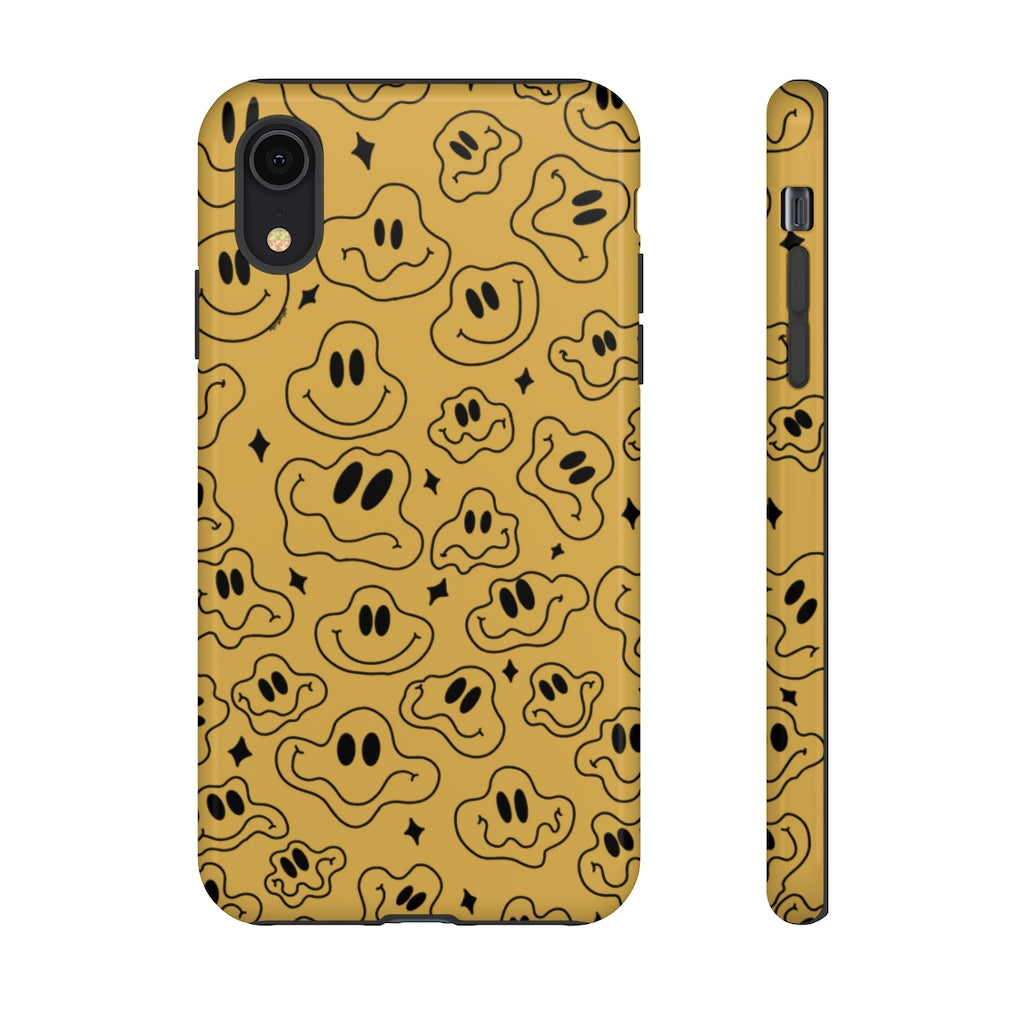Mustard Wonky Smile Phone Case