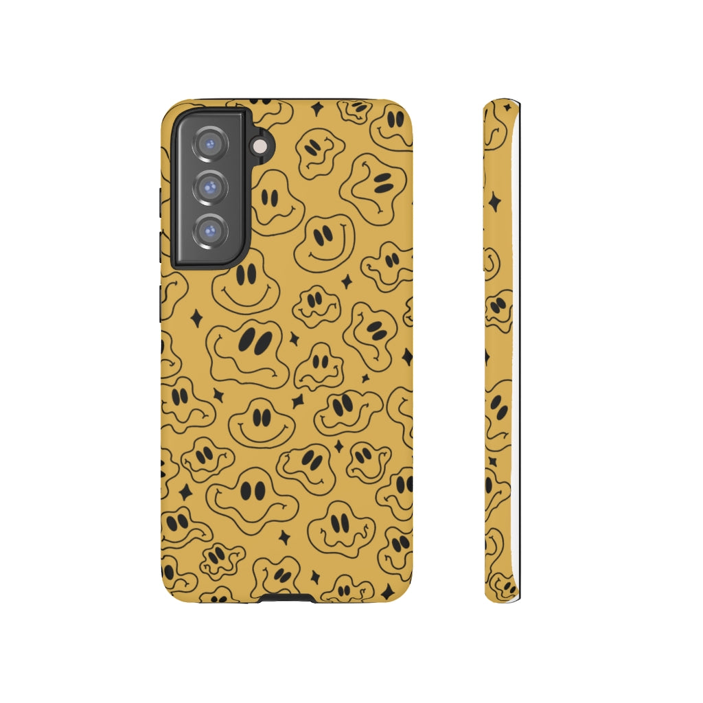 Mustard Wonky Smile Phone Case