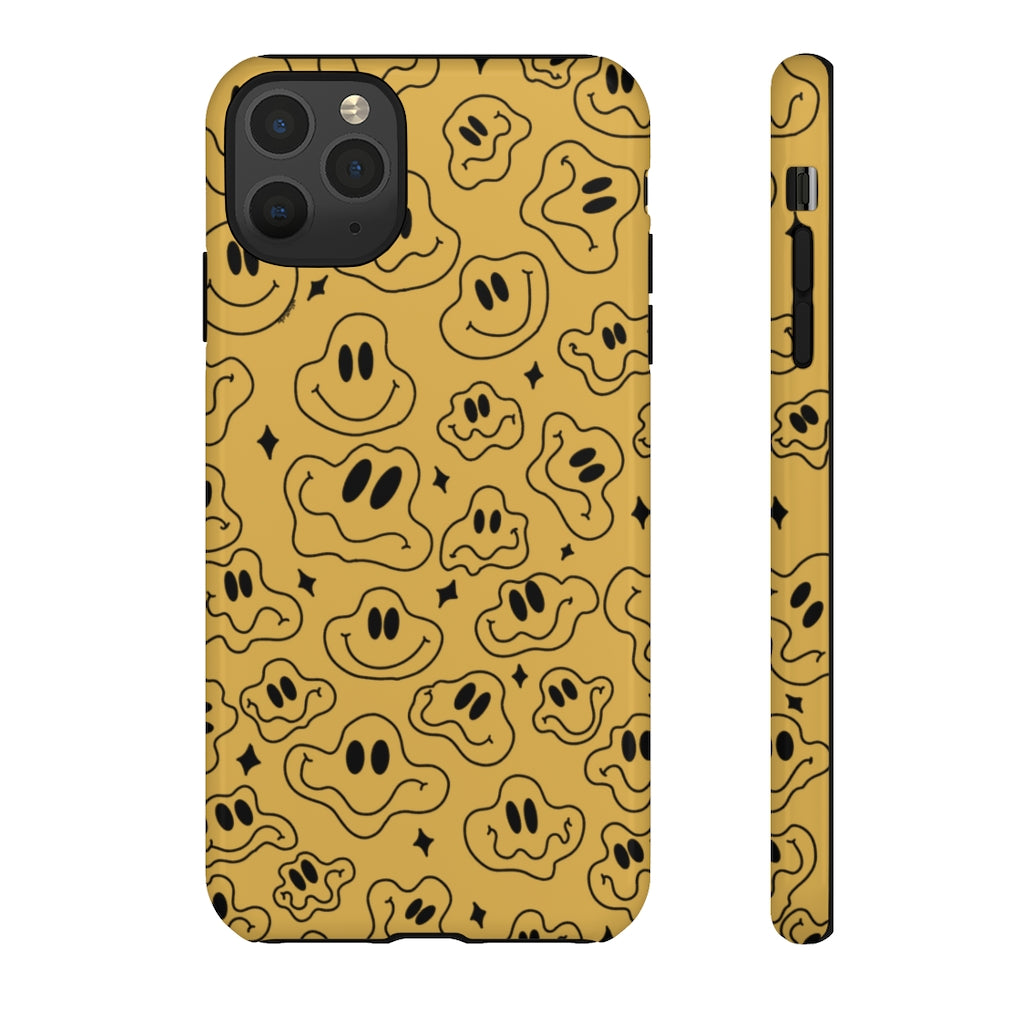 Mustard Wonky Smile Phone Case