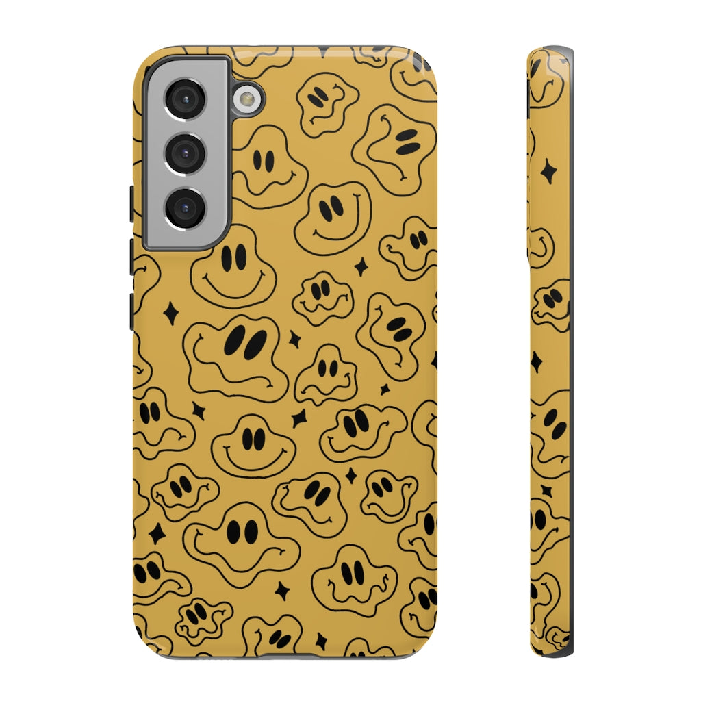 Mustard Wonky Smile Phone Case