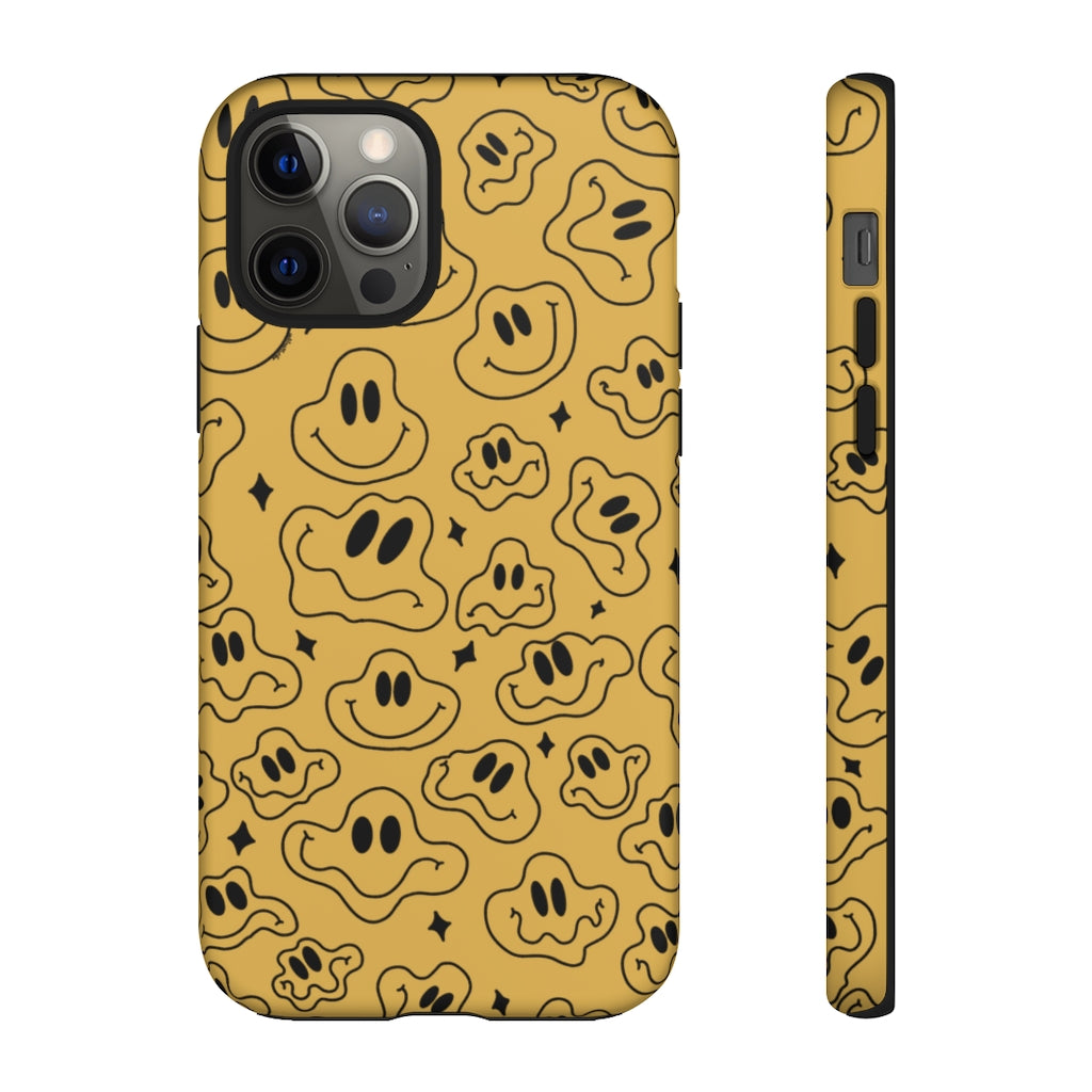 Mustard Wonky Smile Phone Case