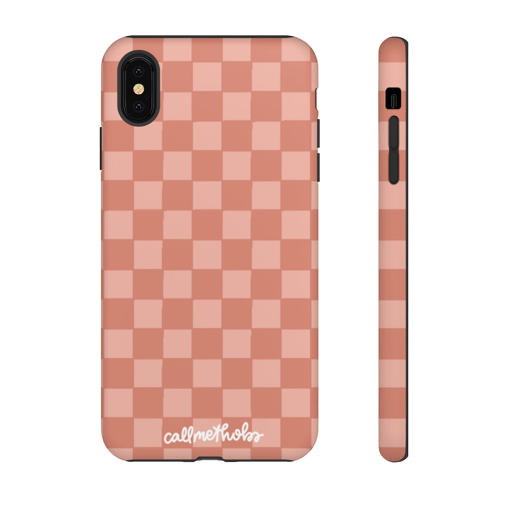Rose Checkered Phone Case