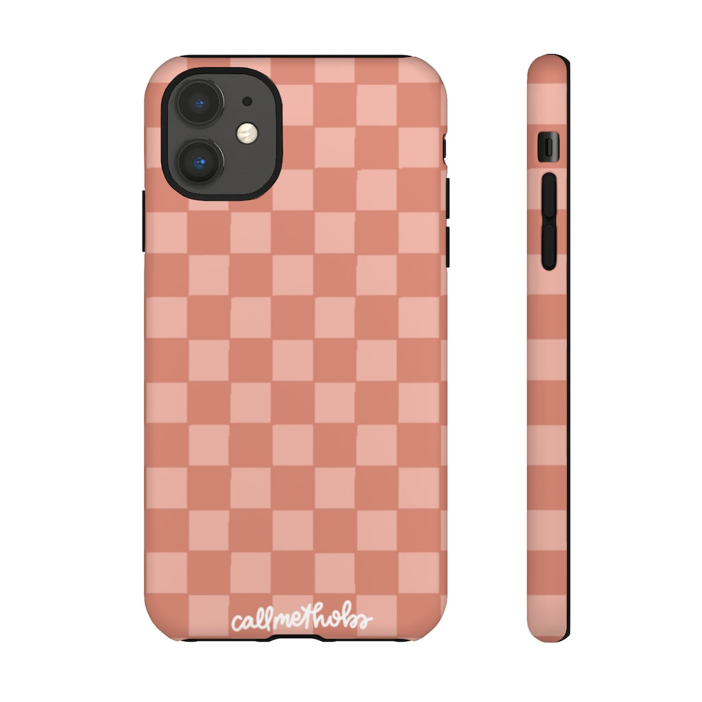 Rose Checkered Phone Case