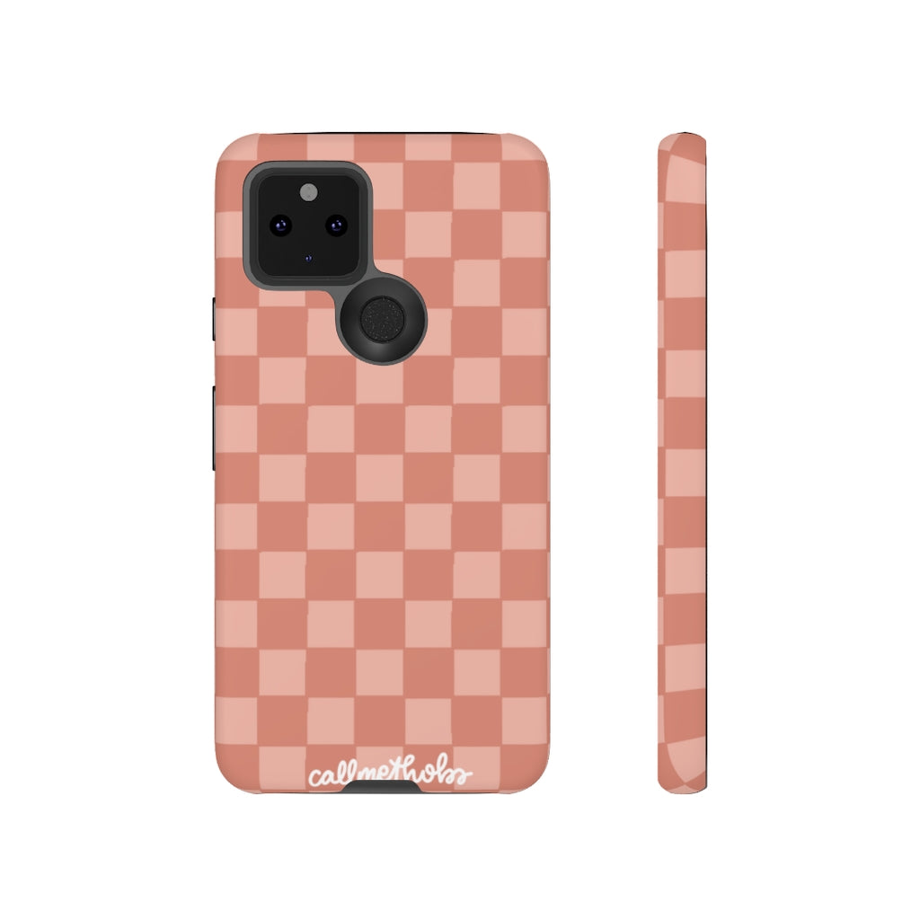 Rose Checkered Phone Case