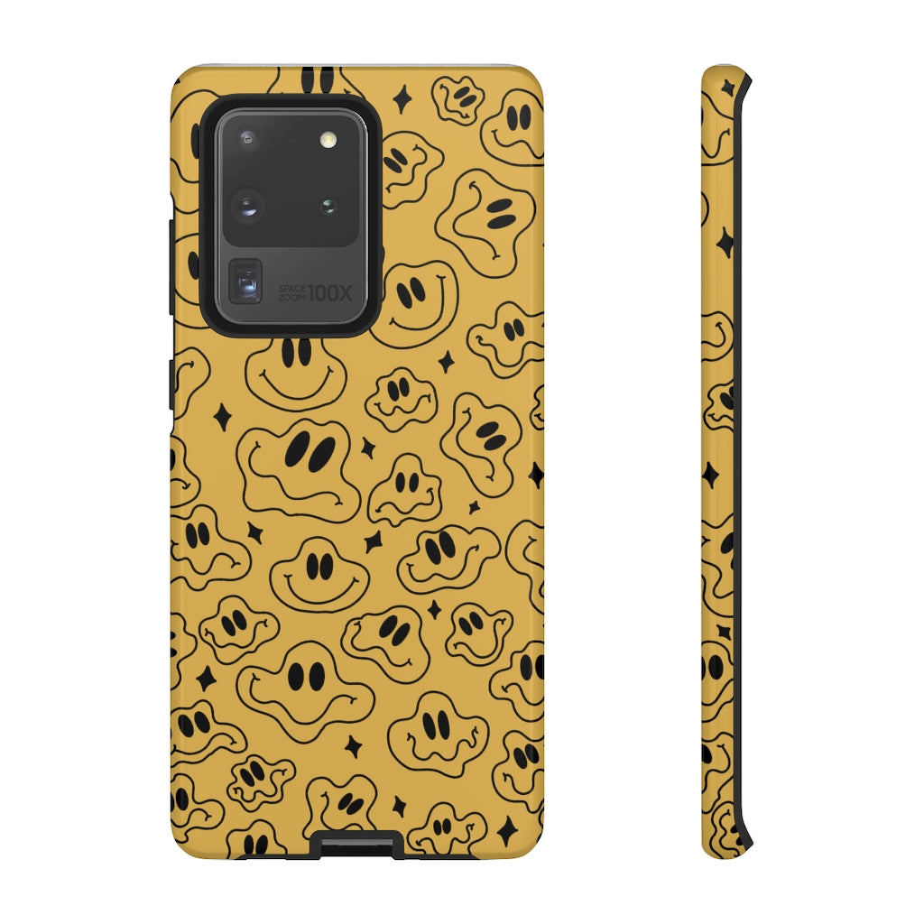Mustard Wonky Smile Phone Case