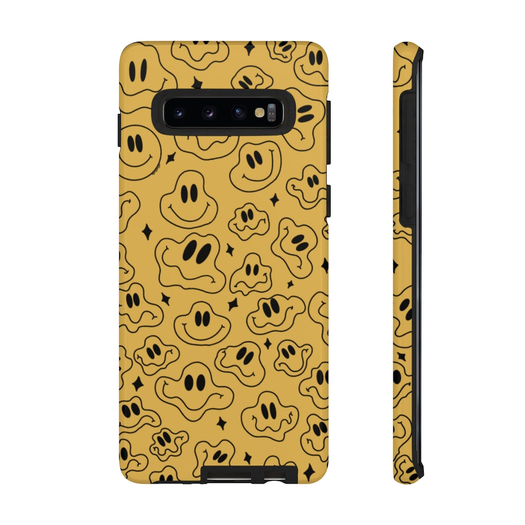 Mustard Wonky Smile Phone Case