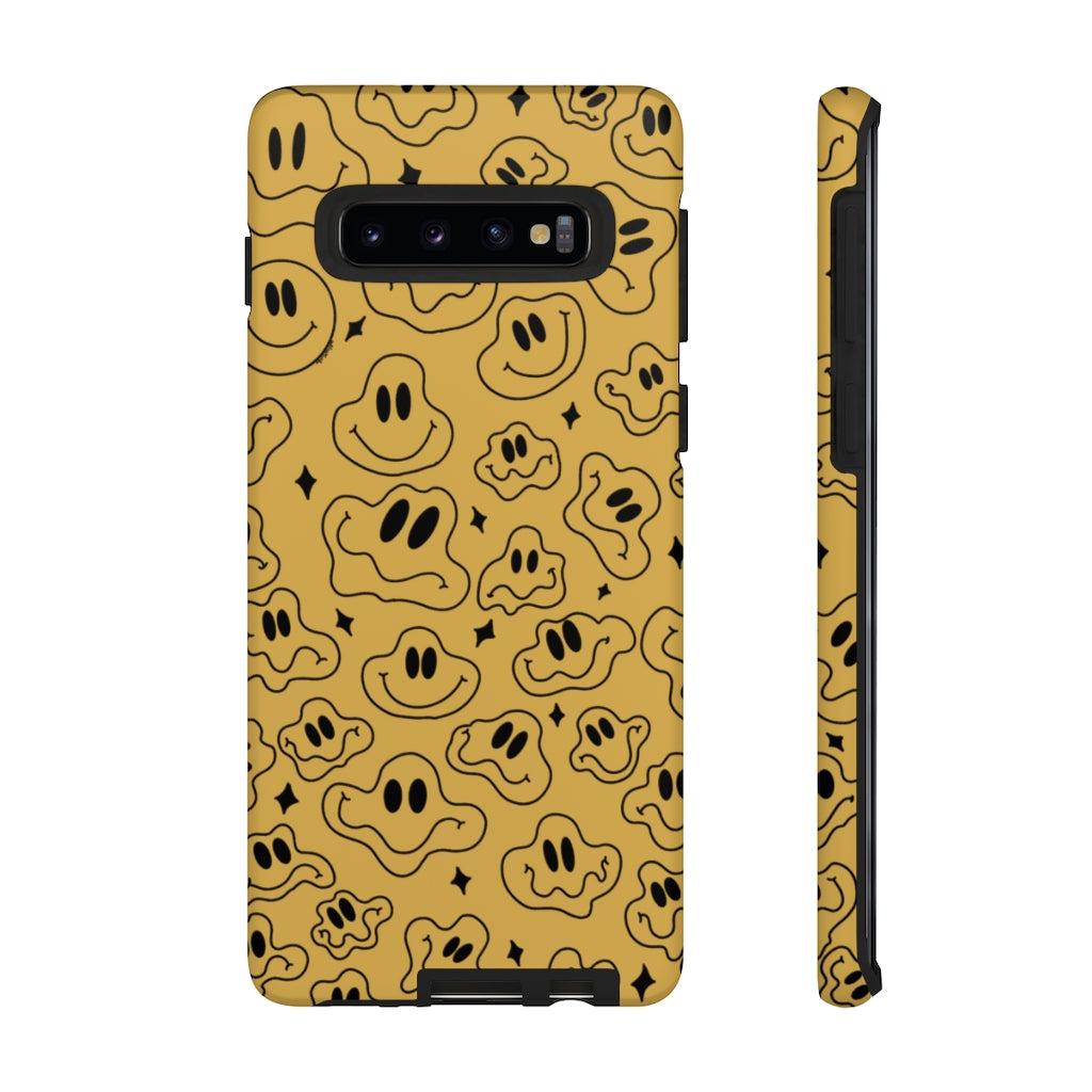 Mustard Wonky Smile Phone Case